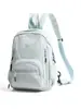 Bolso cruzado suave con pliegues, casual y simple, para parejas, estilo coreano, relajado, para deportes al aire libre, senderismo y mochila para viajes cortos