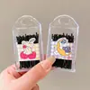 Pinza Lateral Negra Invisible para Flequillo, Pasador para Niños y Adultos, Pinza Lateral Pequeña para Accesorios de Cabello de Niñas