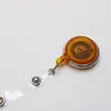 Fabricante Personalizado Giratorio 360 Grados Hebilla de Fácil Extracción Marco de Aleación de Zinc Tirador de Cable en Forma de C Hebilla Telescópica Rueda de Carrete Fácil de Extraer