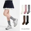 1740 Calcetines infantiles al por mayor, nuevos estilos de otoño, hilo dorado y plateado, calcetines personalizados de media pantorrilla, algodón peinado, sin costuras, calcetines holgados para niñas