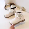 Botas Martin para Niños Otoño Invierno Estilo Nuevo Moda Niños Niñas Estilo Británico Zapatos Pequeños de Piel Suela Suave Antideslizante Botas Cortas para Bebé