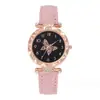 Sheinduo pulseira de relógio feminina popular transfronteiriça da moda simples borboleta conjunto de cinco peças
