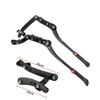 Soporte de pie ajustable para bicicleta de montaña, estacionamiento, soporte para coche, soporte lateral, soporte de aleación de aluminio, soporte trasero, soporte lateral 36