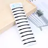 Tarjeta de Valor Clip de Un Carácter Color Negro Sencillo Tamaño Grande y Pequeño Pasador Disco de Peinado Pinza Lateral para el Cabello Adorno Básico Pinza para el Flequillo