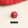 Al por mayor Cinabrio Natural Alto Contenido Arena Dorada Púrpura Semilla de Loto Flor de Loto Cuentas Espaciadoras Accesorios para Joyería DIY