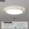 Lámpara de Techo Minimalista de Lujo Ligero Estilo Italiano Transfronteriza para Sala de Estar, Nueva Lámpara de Protección Ocular para Estudio y Dormitorio