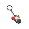 Serie creativa de Halloween Grito horror sierra oscura payaso aterrador llavero con colgante de personalidad