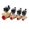 Fornecer válvula solenoide normalmente aberta de latão válvula solenoide válvula de água válvula de óleo válvula válvula atacado válvula solenoide 2W-160-10K