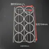 Suporte para cadinhos de mufla suporte para cinzeiros suporte para volatilização suporte para teor de cinzas 4 furos 6 furos 8 furos 10 furos 12 furos material níquel-cromo