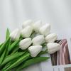 Mini Tulipán de PU Simulado Flor Falsa Decoración de Mesa para el Hogar Arreglo Floral Flor de Plástico Artificial Exportación Transfronteriza Flor Popular