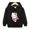 Suéter con capucha para niña KT Cat, otoño 2022, primavera y otoño, nueva ropa para niños, top informal para niña, abrigo para niña