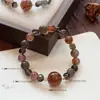 Pulsera de Cristal Citrino Gris Lunar Natural para Mujer, Atrae Riqueza y Mejora la Suerte, Diseño de Nicho, Joyería de Lujo Ligero de Alta Gama, Idea de Regalo
