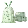 Bolsas de Basura CamelliaBolsas de basura de mano resistentes al desgarro, bolsas de plástico con cordón extra gruesas para uso en el hogar y el dormitorio, tamaño grande