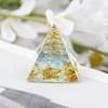 Explosiones transfronterizas grava de cristal natural Chakra gota de pegamento adornos de pirámide punto venta al por mayor decoración de oficina