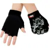 Guantes de ciclismo para deportes al aire libre para hombre y mujer, antideslizantes, resistentes al desgaste, para entrenamiento de fitness, opciones de dedo completo o medio, estilo militar, adecuados para montañismo, con diseño de cabeza de lobo, guantes tácticos