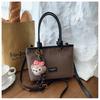 2025 Moda Ins Coreana Tendencia Simple Versátil Casual Bolso Cubo Tote Bolso Bandolera Cruzado Bolso de Mujer