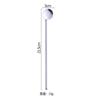 Cuchara de paja de acero inoxidable 304 transfronteriza, cuchara para hielo, varilla para revolver, bebida, leche, té, pajita de metal de grado alimenticio, venta al por mayor