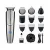 Producto popular de comercio exterior: maquinilla cortapelos eléctrica para hombre, cortapelos eléctrico USB de acero inoxidable, juego de recortadora de pelo para el hogar inteligente