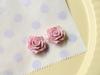 Accesorios de parche de resina de flor de rosa japonesa Zhaohe para pendientes hechos a mano DIY, material para carcasa de teléfono móvil, tocado, venta al por mayor