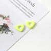 Pendientes de aleación con forma de corazón rojo, estilo retro, de gran tamaño, para hacer uno mismo, con diseño de amor, collar y accesorios de joyería.