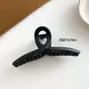 Grampo Grande de Tubarão acessórios de cabelo pretos presilha de cabelo feminina Nova presilha de cabelo elegante adorno de cabelo volume de cabelo múltiplos grampos cabeça de trás