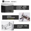 Lavabo simple con combinación de gabinete, mini lavabo de pared, lavabo para baño de apartamento pequeño, inodoro, balcón, cerámica