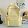 Mochila Escolar para Niñas, Estilo Japonés, Adecuada para Estudiantes de Primaria de Tercero a Sexto Grado, Versátil y Sencilla, Gran Capacidad, Mochila de Estilo Fresco para Estudiantes de Secundaria