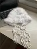 Gorro de Lana con Borla de Pelo de Conejo para Mujer Rojo Tejido Gorro de Pescador Nuevo Gorro Grueso de Felpa Cálido con Protección para los Oídos Invierno