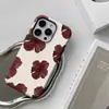 Funda de Teléfono iPhone 18 Pro Max Flor de Hibisco Rojo Vino de Gama Alta Venta al por Mayor Apple 17 Cubierta Protectora Anticaídas