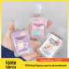 Gel portátil sem desinfetante para as mãos, proteção para crianças e estudantes, garrafa pequena descartável, gel para lavar as mãos sem água e álcool