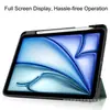 Adecuado para 2026 iPad Air8 /Air7/Air6/Air5/Air4(11 pulgadas) Funda Protectora con Ranura para Bolígrafo de TPU