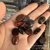 Anel de pedra natural ágata 13X18mm formato de ovo Pedra colorida oval pedra nua acessórios para joias DIY fábrica atacado