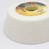 Muela abrasiva cerámica en forma de cuenco Corindón blanco Blanco 125x 45x 32mm Herramienta de afilado Máquina herramienta Muela abrasiva