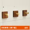 Ganchos de Madera Maciza de Alta Gama sin Taladro para Uso Doméstico, Ganchos para Abrigos Detrás de la Puerta de Entrada, Ganchos para Toallas de Baño, Almacenamiento de Madera de Nogal