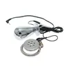 Xugu Yuyu Candado de Castidad Eléctrico de Acero Inoxidable Huevo de Ganso Tapón Anal Entrenamiento Masculino Estimulación Anal Juguete Sexual