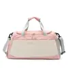 Bolsa deportiva personalizada para fitness con logo, compartimento separado para zapatos, bolsa de viaje con separación de húmedo y seco, bolsa de entrenamiento para natación y yoga