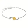 Nuevo Pulsera Conmemorativa de Acero Inoxidable de Amazon, Pulsera Clásica de Girasol y Margarita, Joyería de Moda Europea y Americana al por Mayor