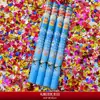Cañón de confeti de mano para fiesta de cumpleaños, flores de papel de colores, tubo rociador de fuegos artificiales enrollado a mano para la celebración del primer cumpleaños de niños y niñas
