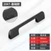 Yi Jia Moderno Simple Armario Puerta de Armario Tirador Estilo Americano Negro Gabinete de Cocina Puerta Cajón Ferretería Tirador de Puerta de Armario