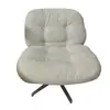Balcón de Sala de Estar Silla Perezosa Silla Giratoria de Patas Bajas Silla Individual de Ocio Silla Sofá Deweyling Diseño Simple