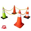 Gancho de Conexão de Corrente para Cone de Estrada de Plástico PE, 4 Ganchos, 2 Ganchos, Gancho de Conjunto para Cone de Estrada Vermelho, Anticolisão