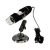 Microscopio Electrónico USB 200X con Escala de Medición, Microscopio Digital USB con 8 Luces LED