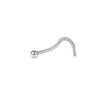 Conjunto de Piercing de Nariz de Aço Inoxidável com 12 Peças, Best-Seller Transfronteiriço, Argola Básica de Nariz com Zircônia em Formato de Coração, Joia para Piercing