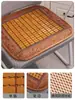 Almofada de Mat de Verão Almofada de Cadeira Respirável Verão Escritório Computador Carro Sofá Mahjong Tapete de Bambu Estudante Cabeleireiro