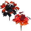 Simulación Transfronteriza Paquete Hoja de Arce Halloween Acción de Gracias Decoración del Hogar Adornos de Poda Paquete de Hojas de Arce de Otoño