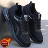 Comércio Exterior Outono e Inverno Novos Sapatos Masculinos Sapatos Esportivos para Estudantes Sapatos de Trabalho Masculinos Tênis Casuais para Corrida Sapatos Simples de Algodão
