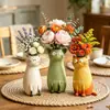 Producto de Venta Caliente Transfronterizo Jarrón de Gato Caprichoso Jarrón de Gato Original Hecho a Mano Adorno de Jarrón de Resina