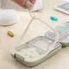 Mini Pastillero, Organizador de Pastillas Conveniente, Caja de Almacenamiento con Seis Compartimentos para Tres Comidas al Día, Sellado y a Prueba de Humedad, para Empaque de Medicamentos de Viaje