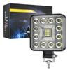 Luz de Trabalho LED para Carro 3 polegadas Mini Quadrada Holofote 28 LEDs Luz Auxiliar de Engenharia Luz para Veículo Off-Road Excluindo Imposto