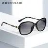 Nuevas Gafas de Sol Polarizadas de Moda Tendencia para Exteriores 3058 para Mujer de Gama Alta Retro Incrustadas de Diamantes Gafas de Sol de Dos Tonos